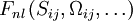 F_{nl} \left( S_{ij}, \Omega_{ij}, \dots \right)