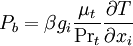 
P_b = \beta g_i \frac{\mu_t}{{\rm Pr}_t} \frac{\partial T}{\partial x_i} 
